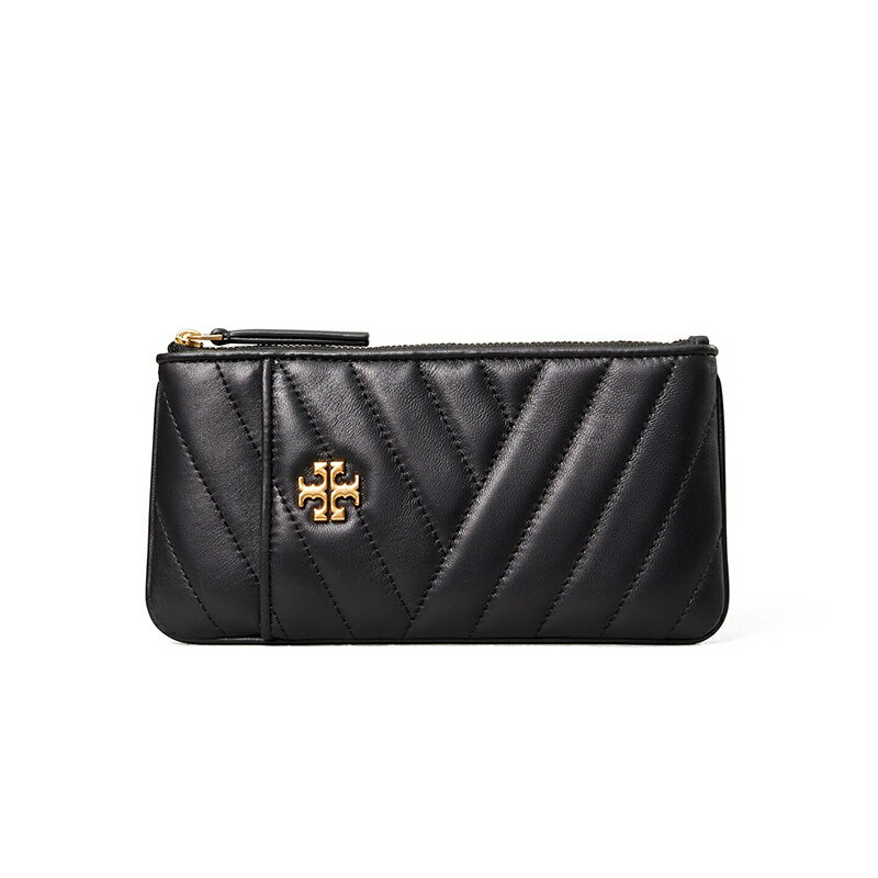 TORY BURCH KIRA CHEVRON 手機錢包女士錢包 75602(預購) |母親節滿額折$1500★滿$6800贈LAMCOME絕對完美唇膏(日進口 精巧版)【跨店APP下單回饋最高20%】