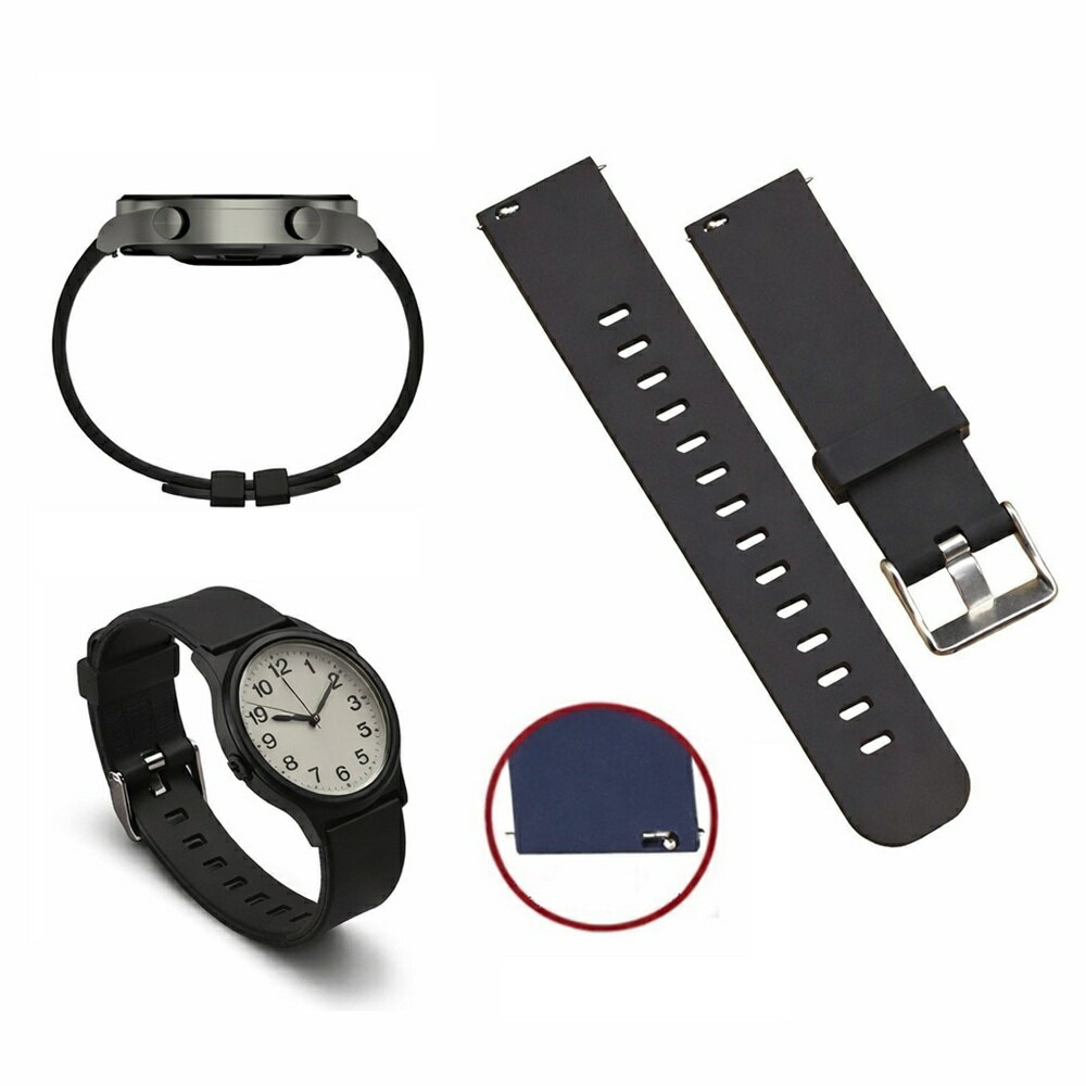 【矽膠錶帶】適用 OPPO Watch S X3 通用 手錶 錶帶寬度 22mm 透氣防水 運動替換快拆腕帶