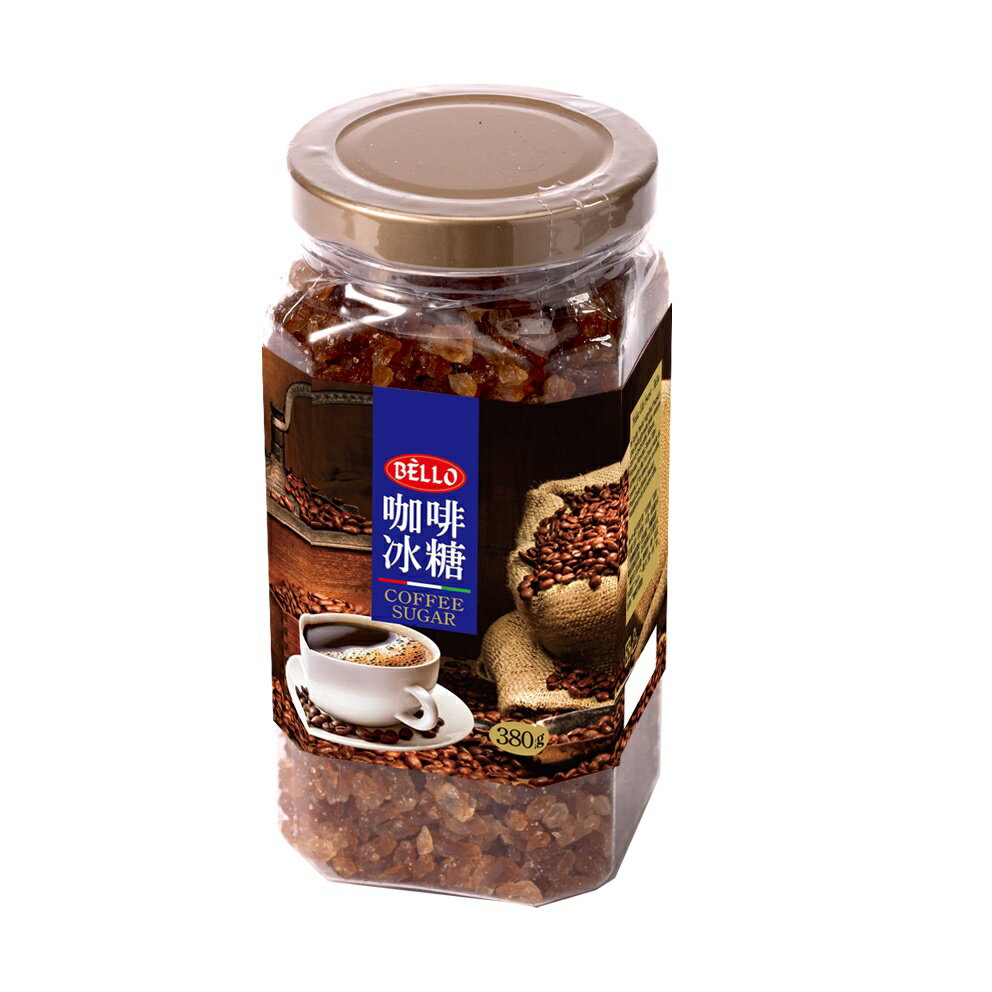[達正食品]Bello-咖啡冰糖380g(罐)