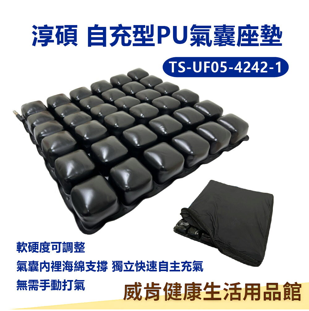 【3%點數回饋】氣墊座 淳碩TS-UF05 自充型PU氣囊座墊 輕便舒適 自充型 充氣座墊 座墊 辦公室座墊 輪椅座墊 不用手動打氣