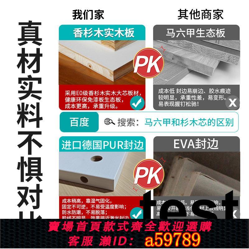 【臺灣公司 可打統編】杉木廚房吊櫃定製陽臺臥室衛生間掛牆置物櫃PET櫃門儲物櫃牆上櫃