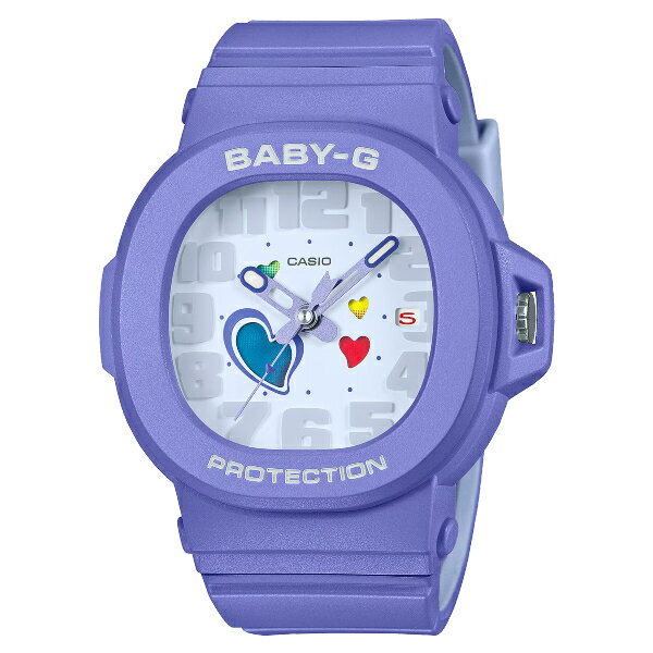 CASIO卡西歐 BGA-10系列 BGA-10-6A 變色的心形指標腕錶 紫 42.1mm｜樂天全館特惠中★指定刷卡回饋10%