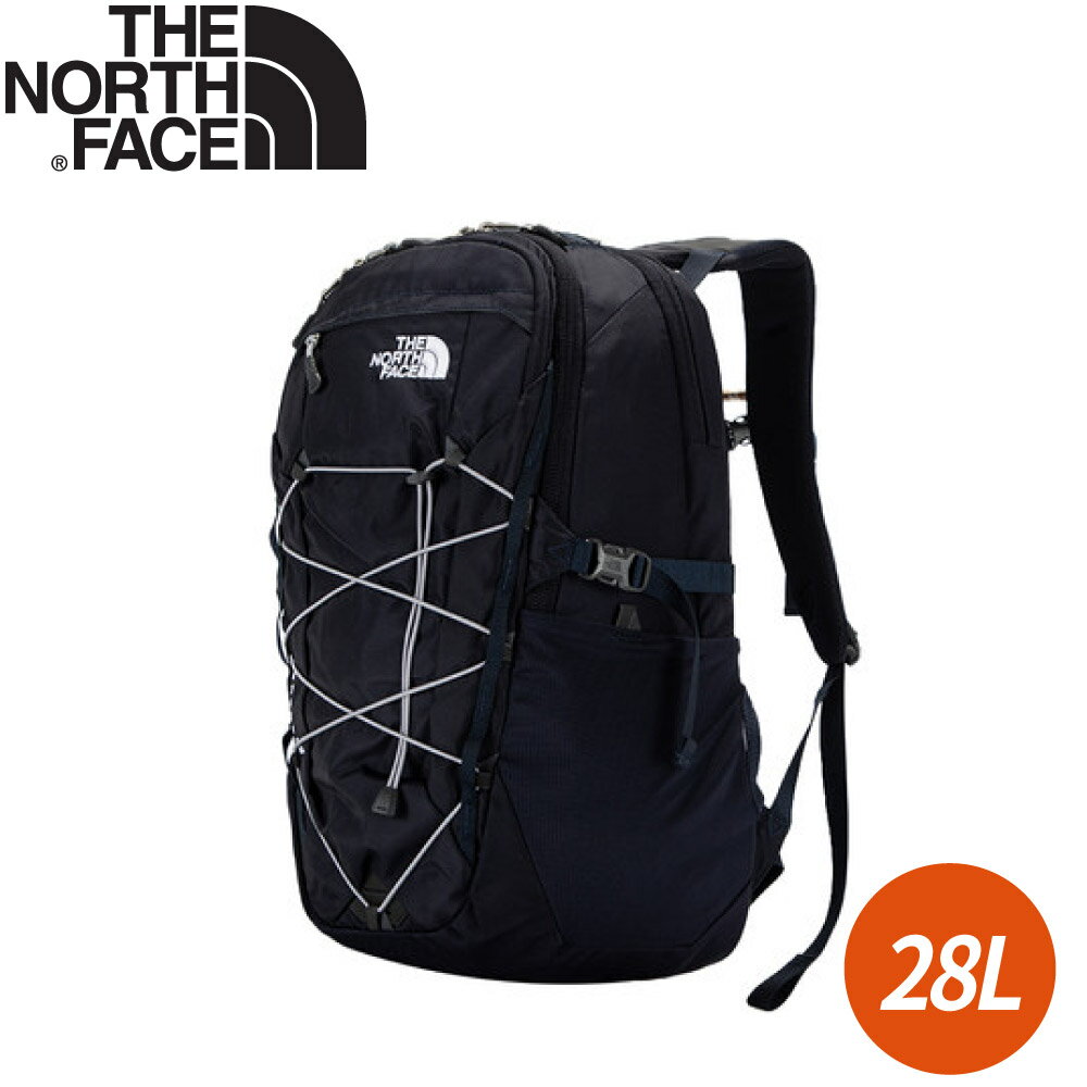 【The North Face 電腦休閒揹包 28L《海軍藍》】3KV3/後揹包/電腦包/雙肩揹包