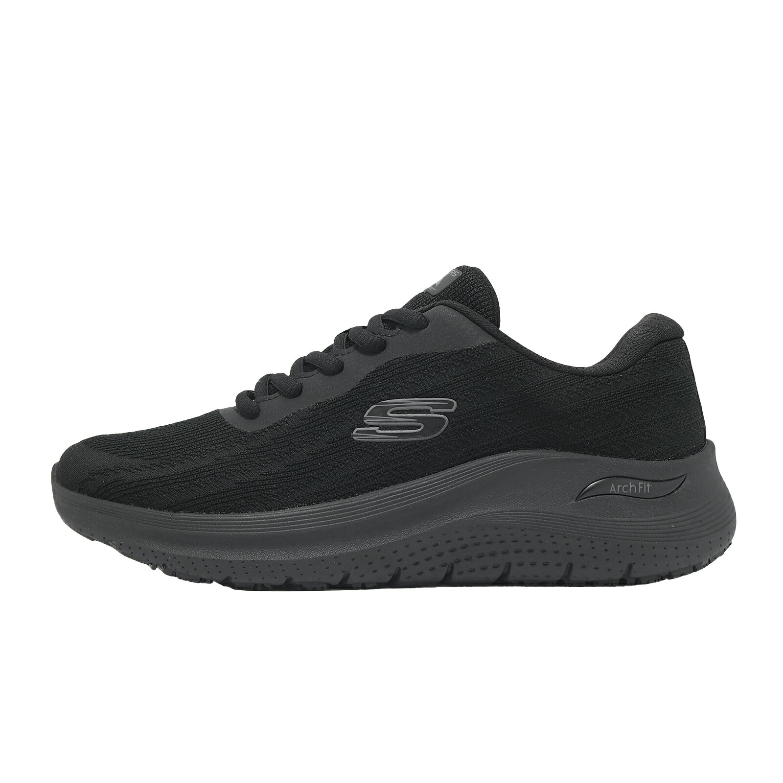Skechers 工作鞋 Arch Fit 2.0 SR 女鞋 黑 輕量 休閒鞋 108266BLK