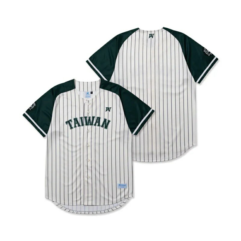 【毒】限量預購-DV TAIWAN 最夯TAIWAN 電繡棒球衣｜森林綠[預計2月底前出貨]