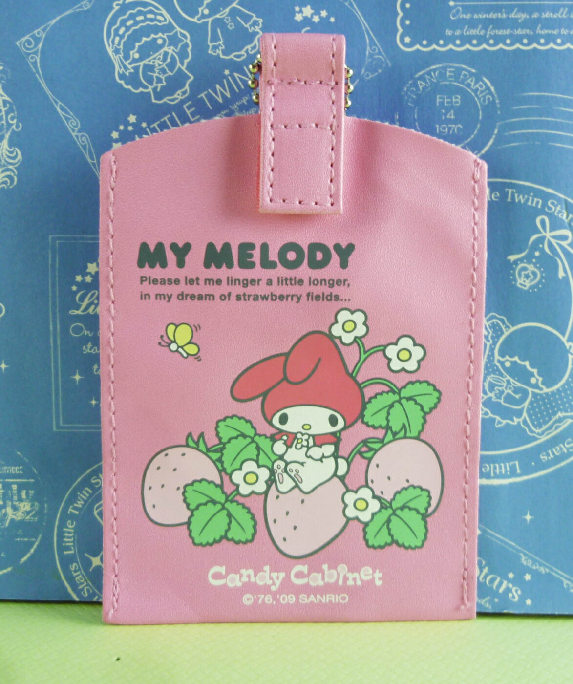 【震撼精品百貨】My Melody 美樂蒂 卡片套 草莓 震撼日式精品百貨
