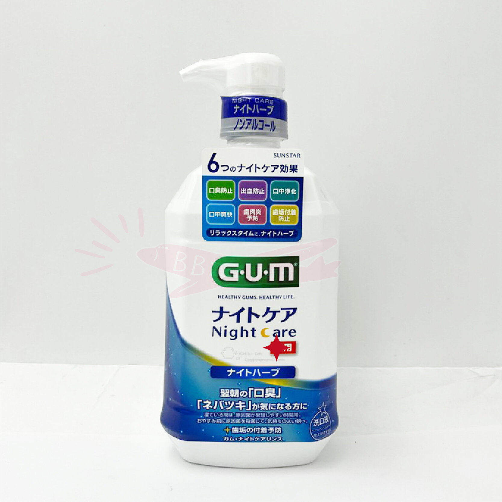 SUNSTAR GUM 口腔護理品牌 漱口水 牙齒 清爽草本 夜間香草✨現貨日本✨ 6