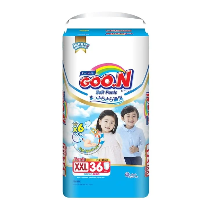 日本大王GOO.N褲型 紙尿褲 國際版 輕薄舒爽 /箱購(M/L/XL/XXL/XXXL) 3