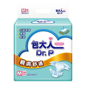 包大人 親膚舒適經濟型紙尿褲 M號(16片/6包/箱)【杏一】
