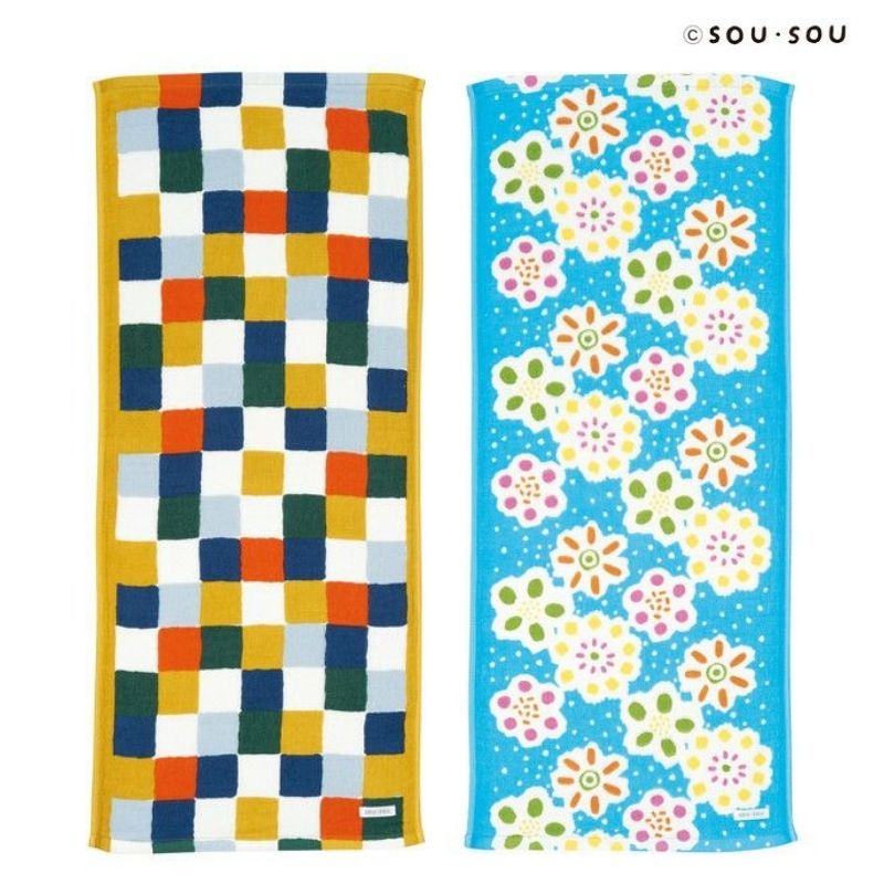 【日本SOU SOU】抗菌紗布面巾 毛巾 洗臉巾 100%純棉