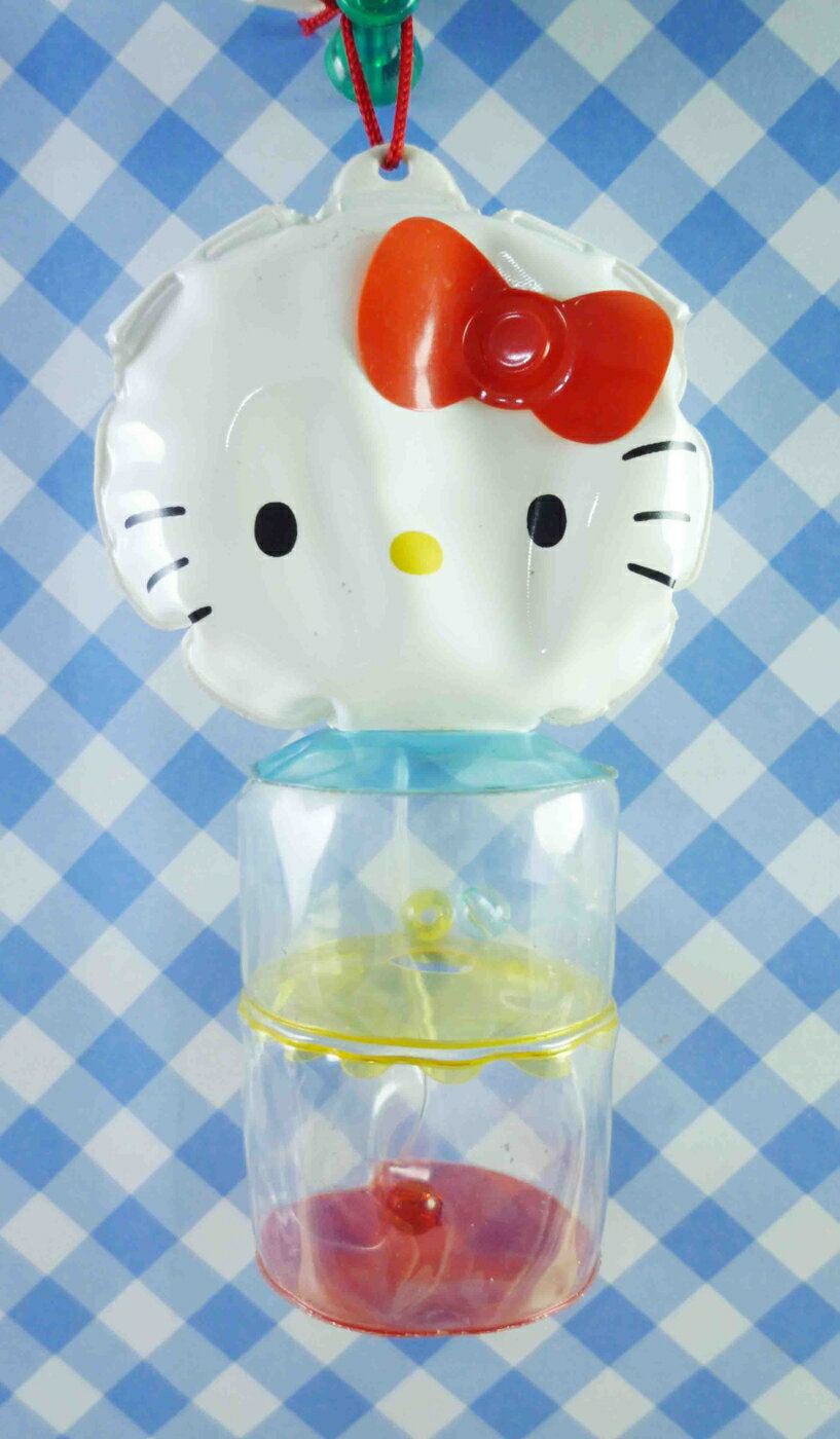 【震撼精品百貨】Hello Kitty 凱蒂貓 KITTY鑰匙圈-充氣粉頭 震撼日式精品百貨