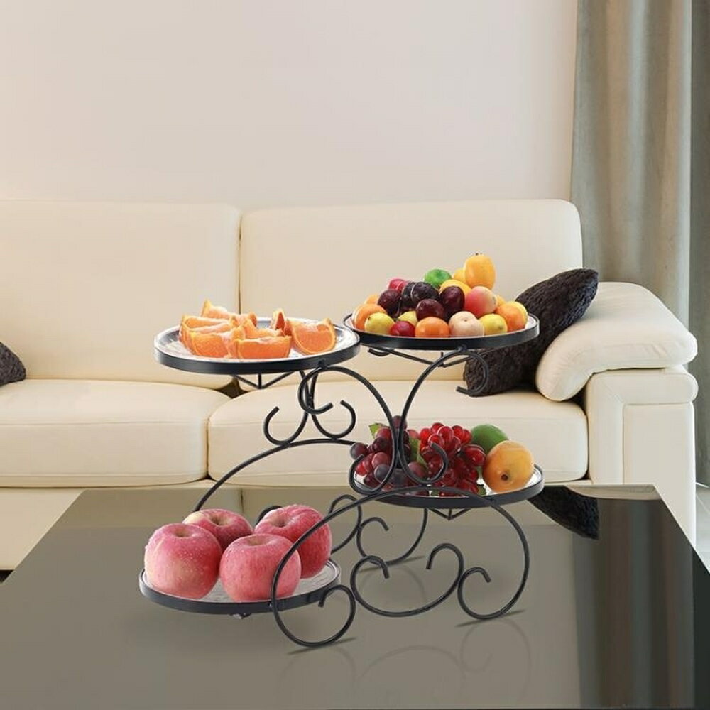點心盤水果盤客廳果盤創意簡約家用拼盤干果盤糖果盤點心蛋糕盤 都市時尚