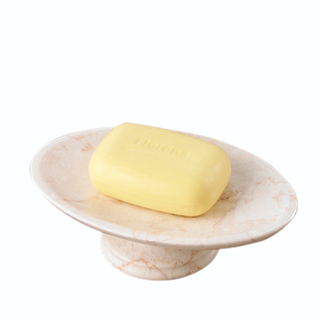 Creative Home天然香檳色大理石衛浴肥皂盤 肥皂架 肥皂盒