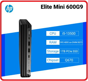 【2024.3 i514核】HP EliteMini 600 G9 8R912PA 商用桌機 Elite Mini 600G9/i5-13500/16GB*1/1TB SSD/W11P/333