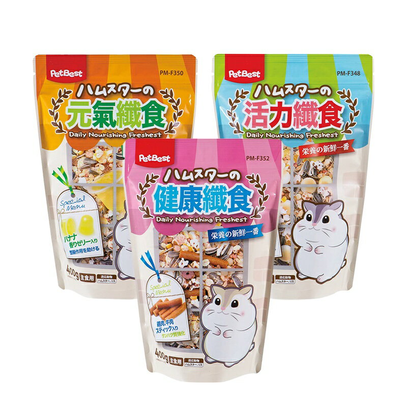 PetBest 倉鼠主食飼料 倉鼠纖食 400g