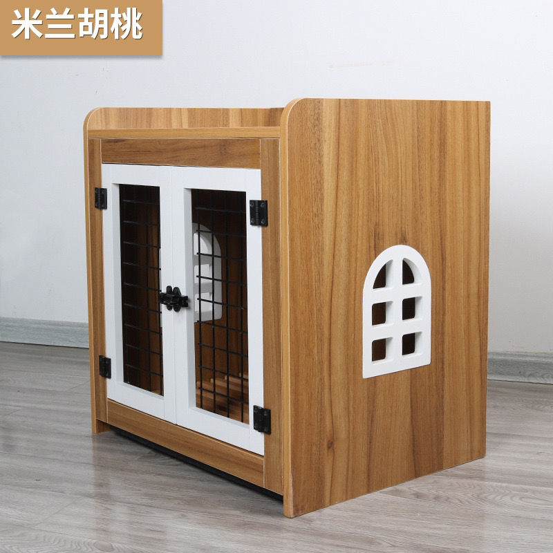 狗籠子木質寵物室內柴犬泰迪中型小型犬圍欄家用帶廁所隔離貓籠