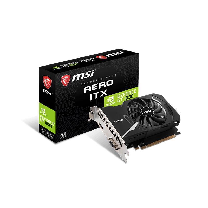 最高22%回饋+299免運】MSI 微星GT 1030 AERO ITX 2GD4 OCV1 14.7