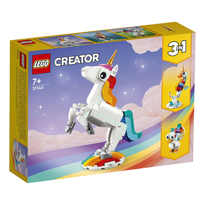 LEGO 樂高 CREATOR 創意系列 31140 魔幻獨角獸 【鯊玩具Toy Shark】