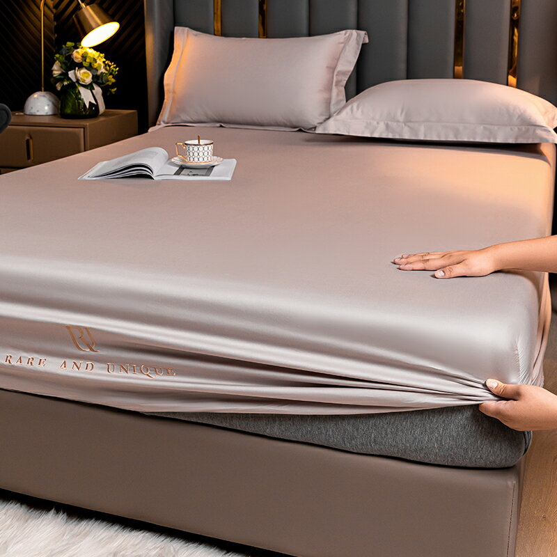 100支匹馬棉純棉床笠單件2021年新款通用全棉高端床罩床墊保護罩
