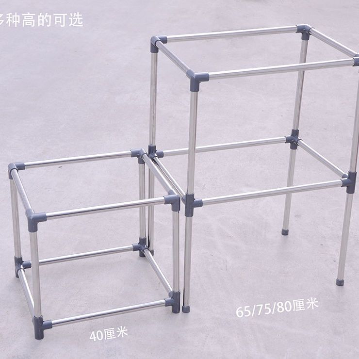 優樂悅~簡易水槽廚房加厚不銹鋼洗菜盆帶支架大單槽洗碗池洗手盆水池帶架水槽 水槽配件 水槽架 洗理臺