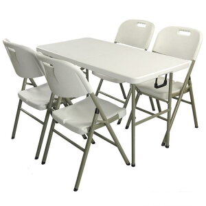 摺疊桌 可便攜式餐桌擺攤桌辦公長桌 戶外宣傳桌子尚易摺疊會議桌