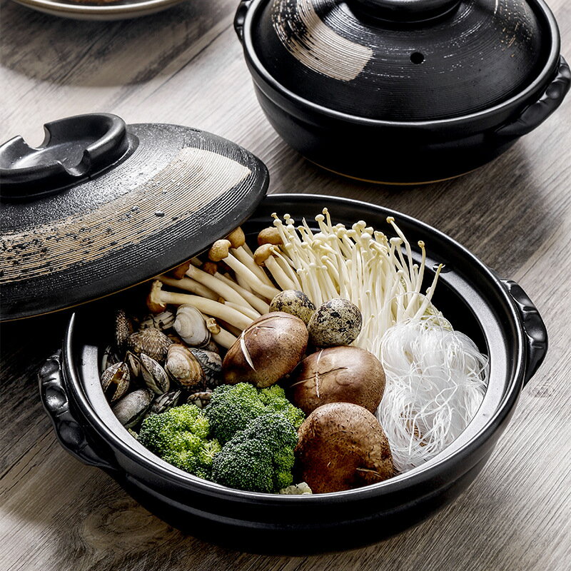 燉鍋煲湯家用陶瓷燃氣煲仔飯砂鍋單蓋砂鍋