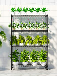新款4層防水支架花架多層多肉置物架綠植盆栽收納架子陽臺盆景架