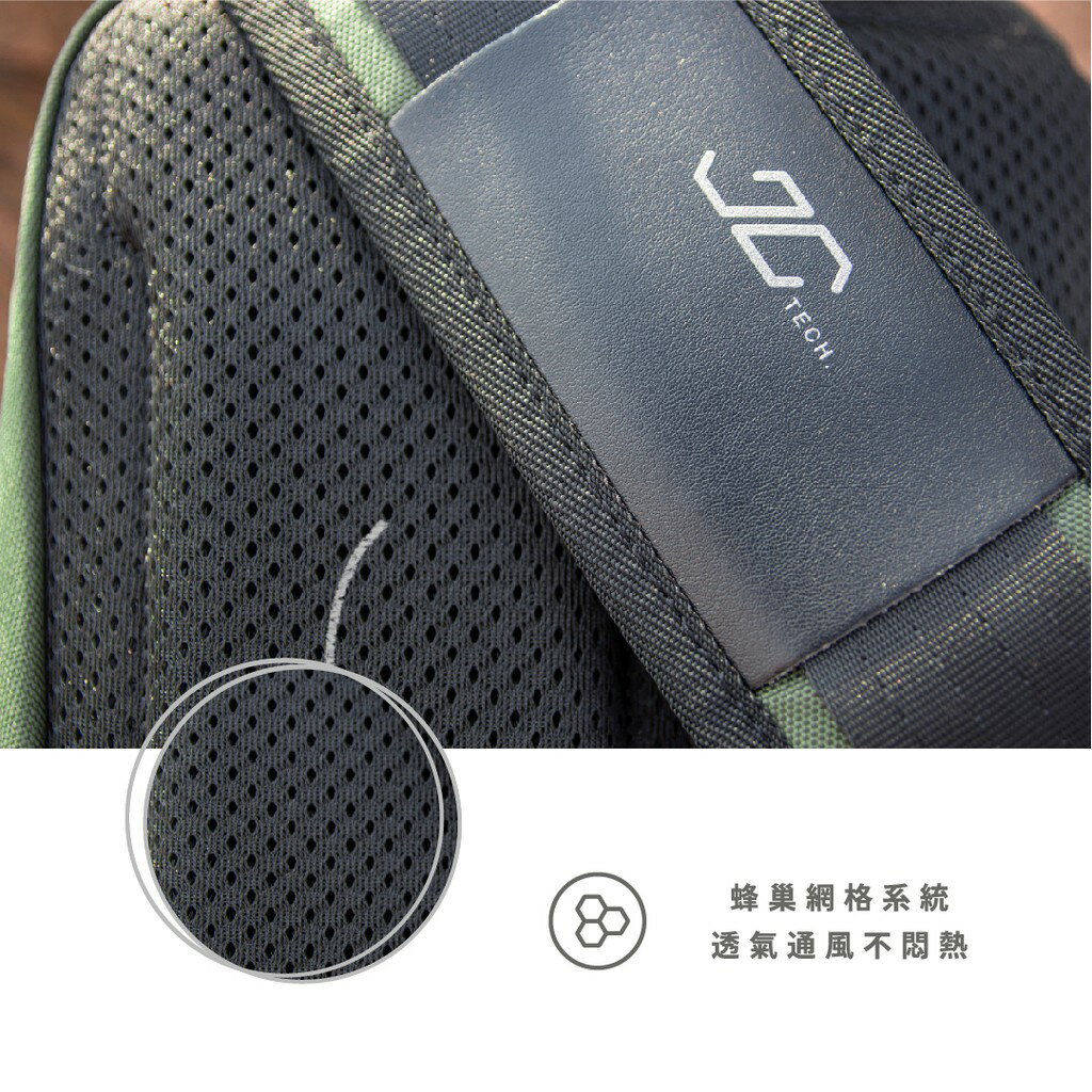 【JC TECH.】HYPER LIGHT 工裝機能腰包 防盜背包 側背 肩背 防潑水 戶外 多功能 多層收納 7