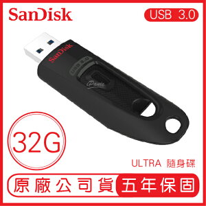 【超取免運】SANDISK 32G ULTRA CZ48 USB3.0 100 MB 隨身碟 展碁 公司貨 閃迪 32GB