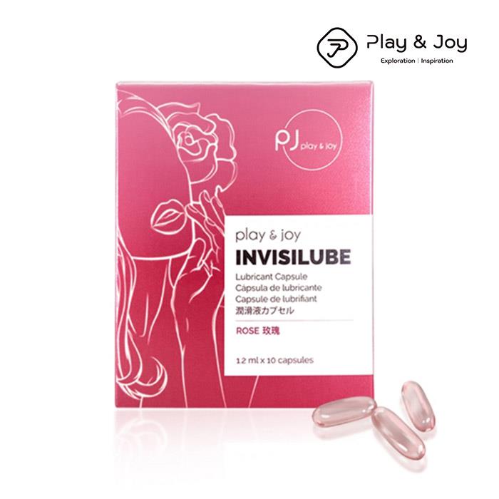 「送280ml潤滑液」【 女人深度滋潤】Play&Joy．隱形潤滑液膠囊-玫瑰味