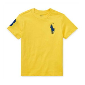 美國百分百【Ralph Lauren】T恤 RL 短袖 T-shirt Polo 大馬 藍馬 素面 金黃 E102