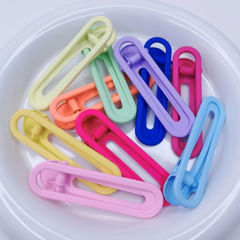 【台灣現貨】時尚配件 髮飾 髮夾 鯊魚夾 大嘴夾 邊夾  ins風糖果色髮夾女側邊夾鴨嘴夾bb夾小發卡子甜美劉海夾子頭飾 3