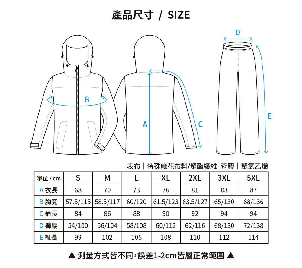 【奧德蒙直營】G.T對流透氣兩件式風雨衣-Outperform 7