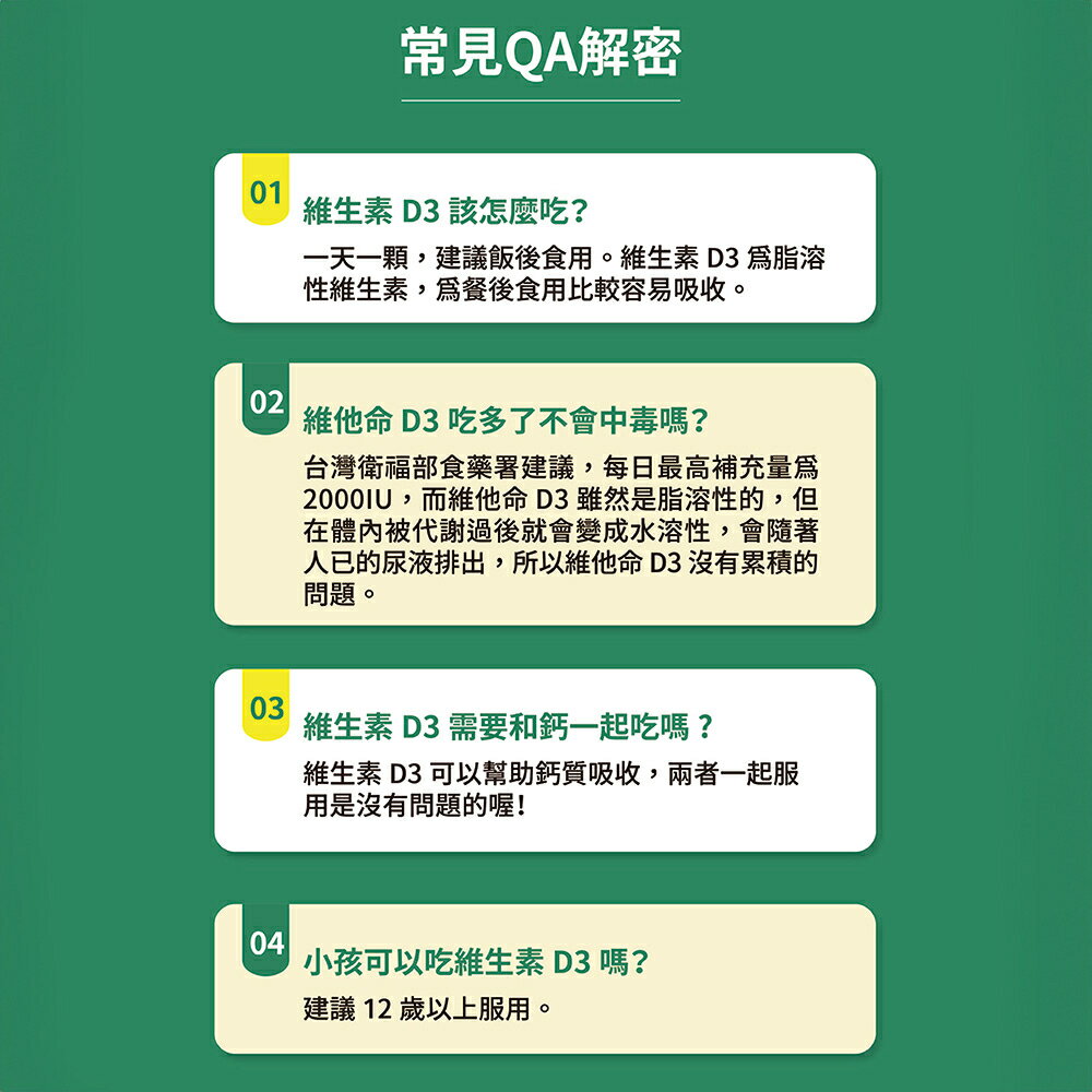 ＵＴＯ｜中化健康360 日光維生素D3軟膠囊(60顆/盒) 台灣公司貨/開立發票 6