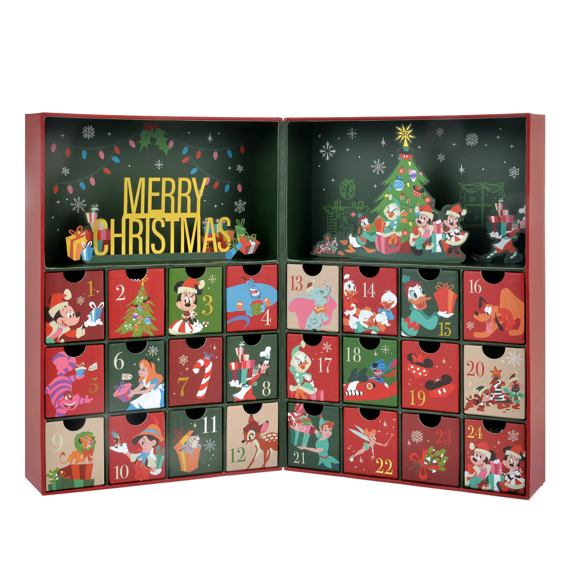 Ariel's Wish日本東京迪士尼Disney聖誕節2023限量版聖誕日曆倒數日曆降臨日曆巧克力餅乾禮盒-最後一盒