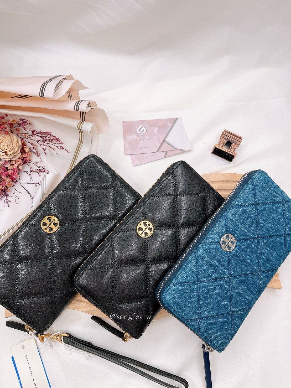 美國代購🇺🇸臺灣現貨 Tory burch Willa 拉鍊長夾