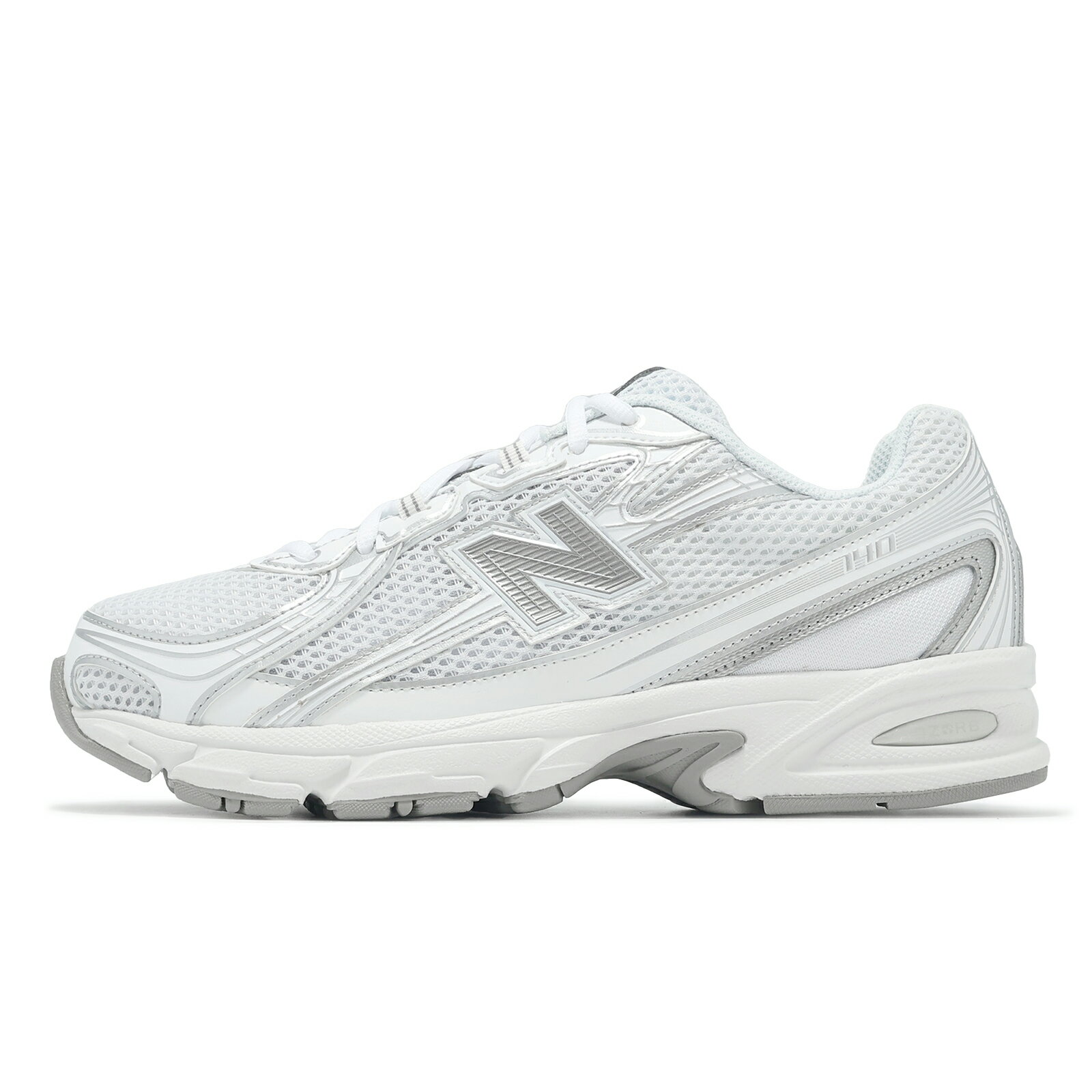 New Balance NB 休閒鞋 740 男鞋 女鞋 白 金屬銀 拼接 緩衝 支撐 復古跑鞋 情侶鞋 NB