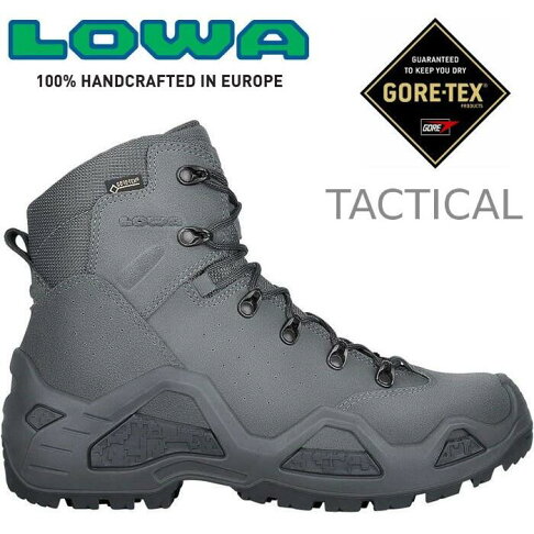 Lowa 軍靴/戰術靴/戰鬥靴/中筒軍用鞋/防水登山鞋 Z-6S GTX Mid男 LW310668 0737狼灰 0