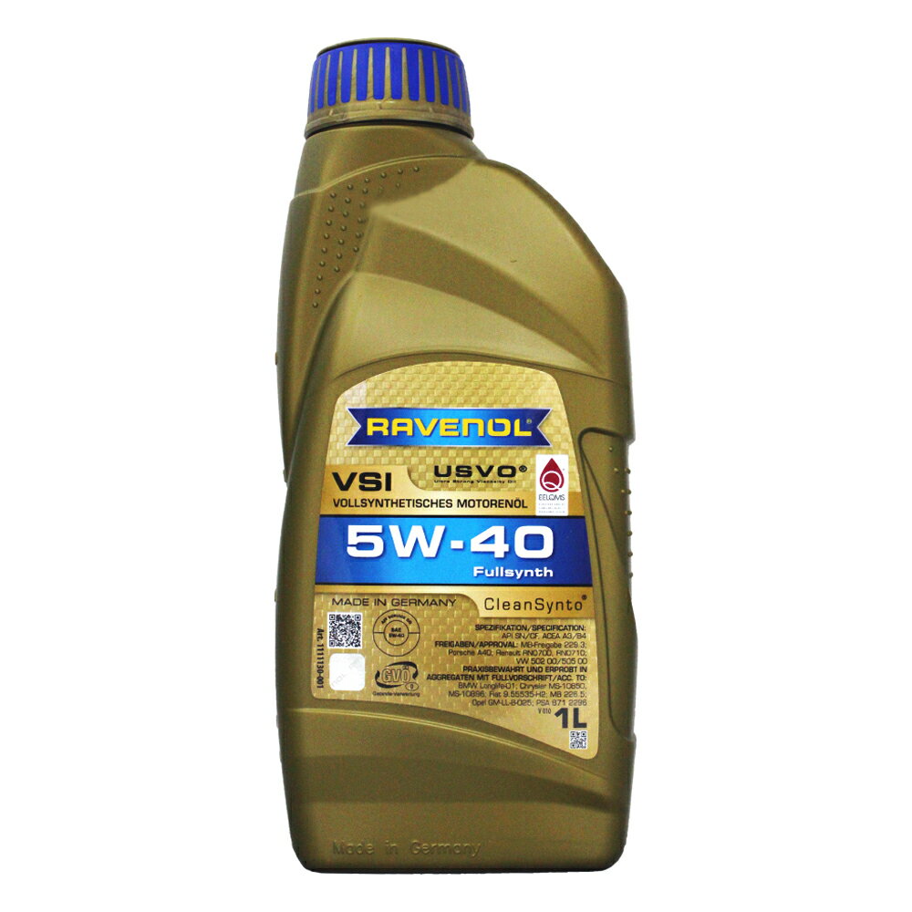 RAVENOL VSI SAE 5W40 1L 全合成機油
