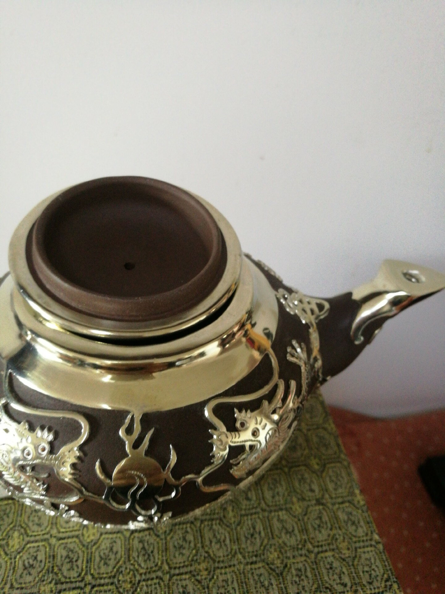 錫　茶壺　489 錫茶壺489