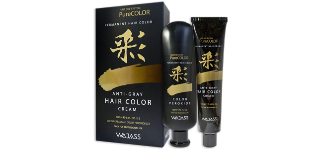 威傑士 WAJASS 豐彩護髮染髮霜180ml(1劑)/180ml(2劑) 白髮染髮專用