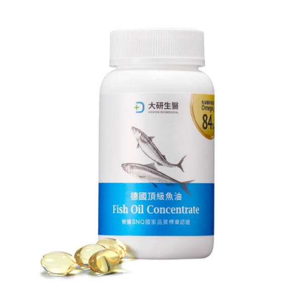 免運 大研生醫 omega-3 84%德國頂級魚油(60粒/盒) 公司貨 魚油 1