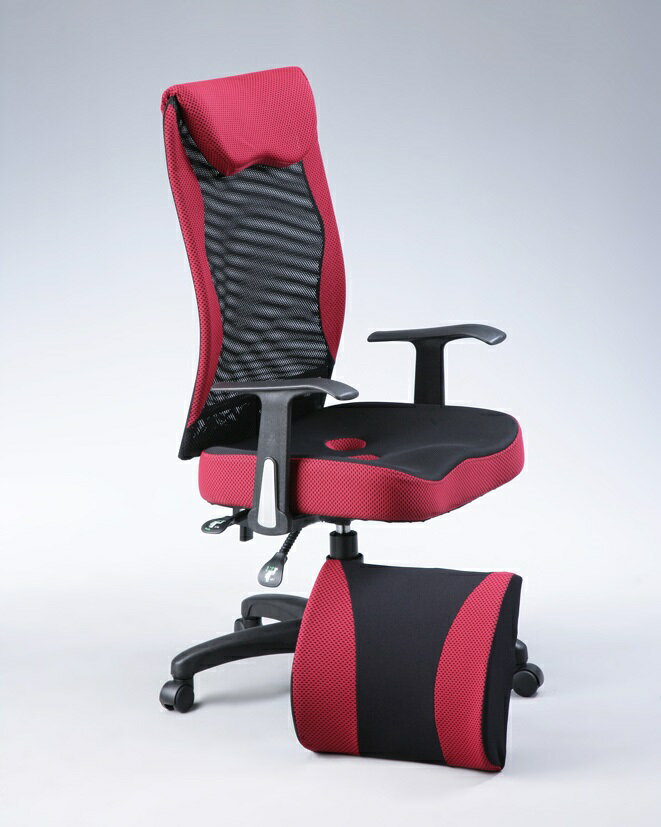 3D專利座墊大護腰高背網布電腦椅 辦公椅 免組裝【馥葉】【型號CH991】