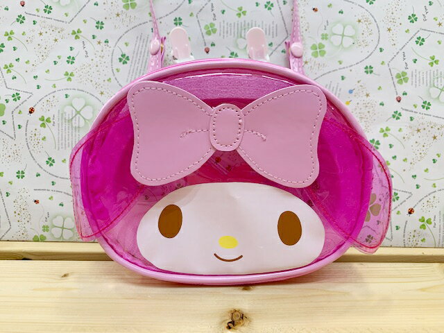 【震撼精品百貨】My Melody 美樂蒂 Sanrio 美樂蒂斜背袋/防水袋-桃大頭#79076 震撼日式精品百貨