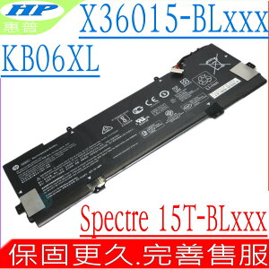 HP KB06XL 電池 適用惠普 Spectre X360 15T-BL 電池,15T-BL100,15T-BL1000,15T-BL101,15T-BL102,HSTNN-DB7R