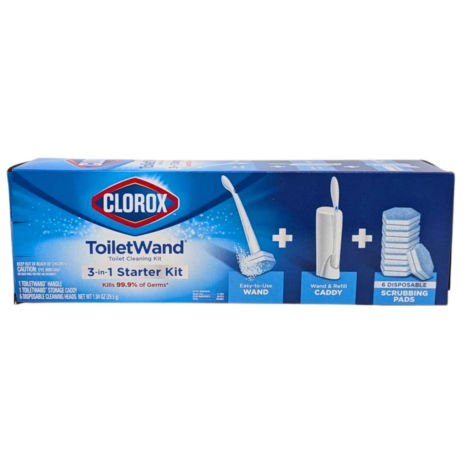 [5美國直購] Clorox 可拋式 馬桶刷 附 底座 + 補充刷頭 6入 ToiletWand 可拋式馬桶刷組 清潔刷