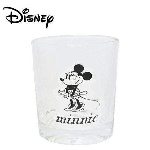【日本正版】米妮 玻璃水杯 玻璃杯 Minnie 200ml 透明水杯 迪士尼 Disney - 226915