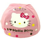 〔小禮堂〕Hello Kitty 安全帽內襯《粉紅.大臉》防塵衛生避免異味