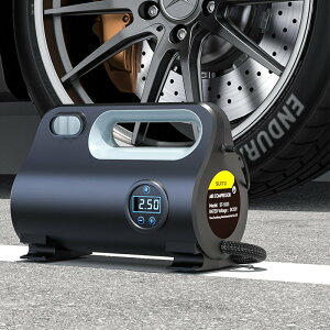 跨境專供車載汽車充氣泵小轎車便捷式車用打氣泵家用多功能充氣泵