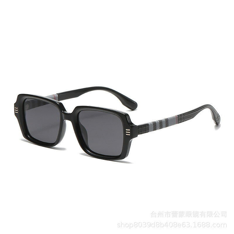 新款太陽鏡偏光小框方形時尚高檔復古墨鏡防紫外線sunglasses